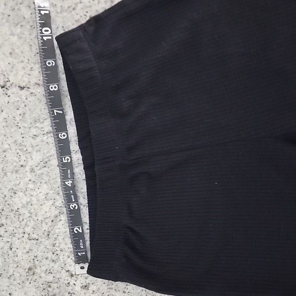 Boyed black, ribbed, flare leg legging! - Picture 8 of 10